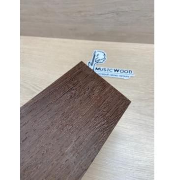 Венге заготовка накладки на головку грифа Радиал АА 5х93х215 мм-1