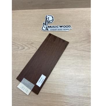 Венге заготовка накладки на головку грифа Радиал АА 5х93х215 мм-1