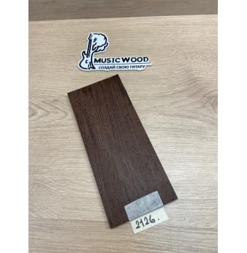 Венге заготовка накладки на головку грифа Радиал АА 6х93х215 мм-0