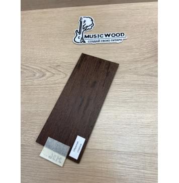 Венге заготовка накладки на головку грифа Радиал АА 6х93х215 мм-2