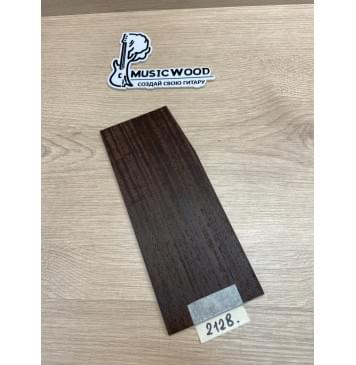 Венге заготовка накладки на головку грифа Радиал ААА 4х92-83х225 мм-0