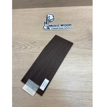 Венге заготовка накладки на головку грифа Радиал ААА 4х92-83х225 мм-2