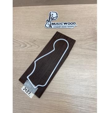 Венге заготовка накладки на головку грифа Радиал ААА 5х93-85х225 мм-1