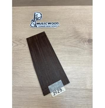 Венге заготовка накладки на головку грифа Радиал ААА 4х93-82х225 мм-0