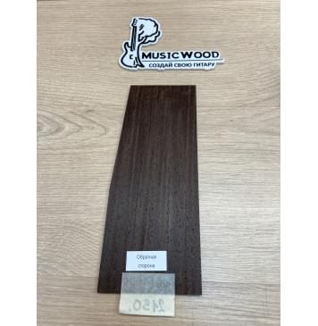 Венге заготовка накладки на головку грифа Радиал ААА 4х93-82х225 мм-3