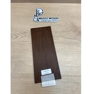 Венге заготовка накладки на головку грифа Радиал ААА 5х95х230 мм-2