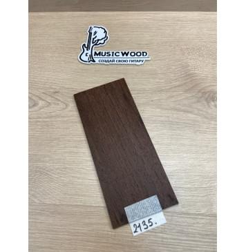 Венге заготовка накладки на головку грифа Радиал ААА 5.2х93х215 мм-0