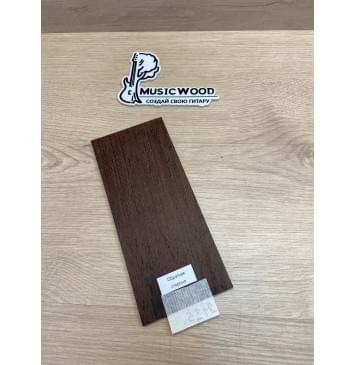 Венге заготовка накладки на головку грифа Радиал ААА 5.2х93х215 мм-2