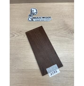 Венге заготовка накладки на головку грифа Радиал ААА 5х93х215 мм-0