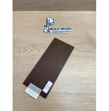 Венге заготовка накладки на головку грифа Радиал ААА 5х93х215 мм-3