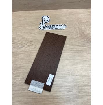 Венге заготовка накладки на головку грифа Радиал ААА 5.8х95х230 мм-3