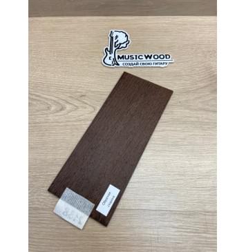 Венге заготовка накладки на головку грифа Радиал ААА 4х95х230 мм-3