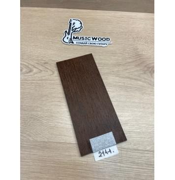 Венге заготовка накладки на головку грифа Радиал ААА 5.2х93х215 мм-0
