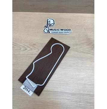 Венге заготовка накладки на головку грифа Радиал ААА 5.2х93х215 мм-1
