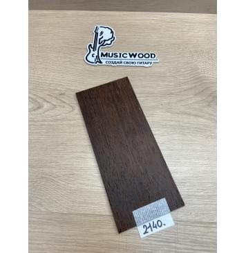 Венге заготовка накладки на головку грифа Радиал ААА 4.2х93х215 мм-0