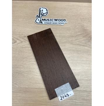 Венге заготовка накладки на головку грифа Радиал АА 4.5х95х230 мм-0