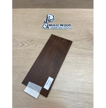 Венге заготовка накладки на головку грифа Радиал ААА 4.6х93х215 мм-2