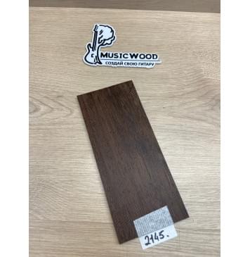 Венге заготовка накладки на головку грифа Радиал ААА 5х93х215 мм-0