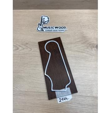 Венге заготовка накладки на головку грифа Радиал ААА 5х93х215 мм-2