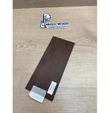 Венге заготовка накладки на головку грифа Радиал ААА 5х93х215 мм-4