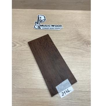 Венге заготовка накладки на головку грифа Радиал ААА 4.7х93х215 мм-0