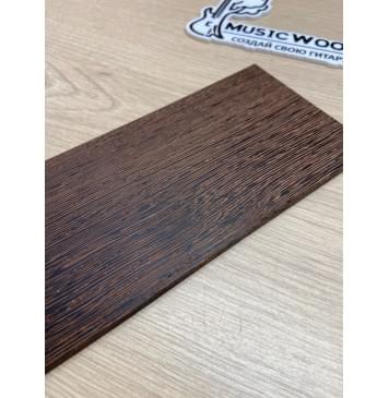 Венге заготовка накладки на головку грифа Радиал ААА 4.7х93х215 мм-2