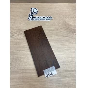 Венге заготовка накладки на головку грифа Радиал ААА 5х93х215 мм-0