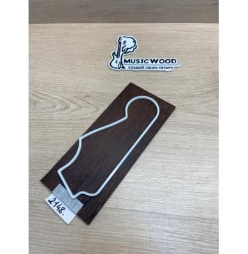 Венге заготовка накладки на головку грифа Радиал ААА 5х93х215 мм-1