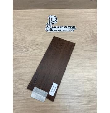 Венге заготовка накладки на головку грифа Радиал ААА 5х93х215 мм-3