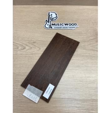 Венге заготовка накладки на головку грифа Радиал ААА 5х93х215 мм-3