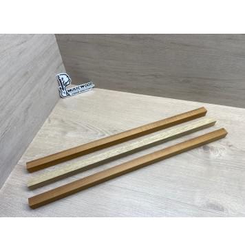 Клён Печёный 180гр/Корина Белая (Лимба-Офрам) заготовка для переклеенного грифа безголовой гитары Радиал АА 26х(20-20.5-20)х585 мм - из 3х частей-6