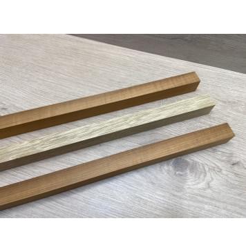 Клён Печёный 180гр/Корина Белая (Лимба-Офрам) заготовка для переклеенного грифа безголовой гитары Радиал АА 26х(20-20.5-20)х585 мм - из 3х частей-8