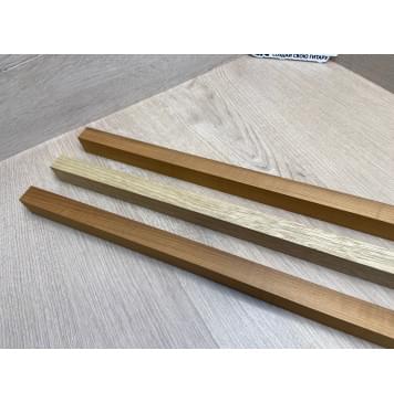 Клён Печёный 180гр/Корина Белая (Лимба-Офрам) заготовка для переклеенного грифа безголовой гитары Радиал АА 26х(20-20.5-20)х585 мм - из 3х частей-7