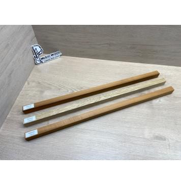 Клён Печёный 180гр/Корина Белая (Лимба-Офрам) заготовка для переклеенного грифа безголовой гитары Радиал АА 26х(20-20.5-20)х585 мм - из 3х частей-10