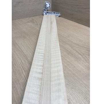 Клён Белый Явор, Волнистый заготовка грифа для безголовой гитары Радиал АА Волна АА 25.3х(29-16.5-29)х610 мм, из 3х частей-7