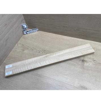 Клён Белый Явор, Волнистый заготовка грифа для безголовой гитары Радиал АА Волна АА 25.3х(29-16.5-29)х610 мм, из 3х частей-12