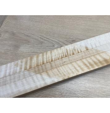 Клён Белый Явор, Волнистый заготовка грифа для безголовой гитары Радиал АА Волна АА 25.3х(29-16.5-29)х610 мм, из 3х частей-15