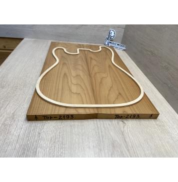 Клён Печёный 180 гр заготовка на топ Тангент ААА 20х168х515 мм - 2 шт.(книжкой)-2