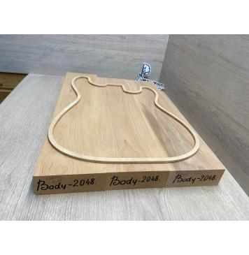 Ольха заготовка корпуса Смешанный ААА 44.5х(115-115-115)х(540-510-505) мм- из 3х частей, 513 кг/м3-2