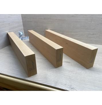 Ольха заготовка корпуса Смешанный ААА 44.5х(115-115-115)х(540-510-505) мм- из 3х частей, 513 кг/м3-8