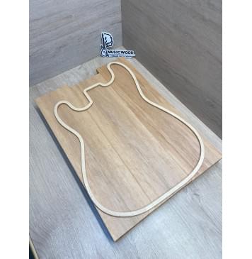 Ольха заготовка корпуса Тангент ААА 43.5х(115-115-115)х(480-455-475) мм- из 3х частей, 440 кг/м3 Ольха заготовка корпуса Тангент ААА 43.5х(115-115-115)х(480-455-475) мм- из 3х частей, 440 кг/м3-3