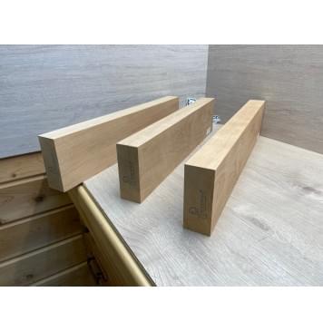 Ольха заготовка корпуса Смешанный АА 43.7х(110-110-110)х(530-495-510) мм- из 3х частей, 564 кг/м3-7