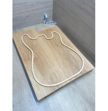 Ольха заготовка корпуса Тангент АА 45х192х530-475 мм, 2шт, 464 кг/м3 Ольха заготовка корпуса Тангент АА 45х192х530-475 мм, 2шт, 464 кг/м3-1