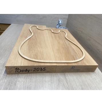 Ольха заготовка корпуса Тангент АА 45х192х530-475 мм, 2шт, 464 кг/м3 Ольха заготовка корпуса Тангент АА 45х192х530-475 мм, 2шт, 464 кг/м3-2