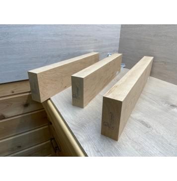 Ольха заготовка корпуса Тангент АА 45.5х(112-112-112)х(545-475-485) мм- из 3х частей, 421 кг/м3-7