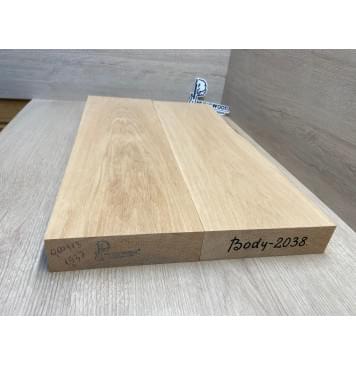 Ольха заготовка корпуса Тангент АА 45х162х540-530 мм, 2шт, 469 кг/м3-4