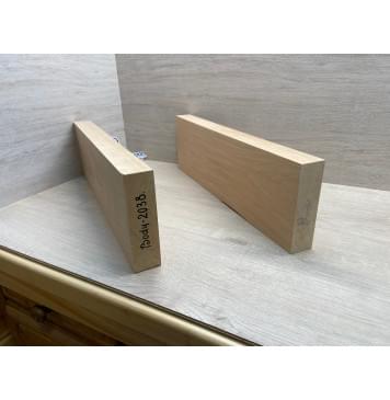 Ольха заготовка корпуса Тангент АА 45х162х540-530 мм, 2шт, 469 кг/м3-7