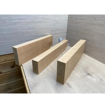 Ольха заготовка корпуса Тангент АА 45.5х(140-95-140)х(430-505-430) мм - из 3х частей, 539 кг/м3-10