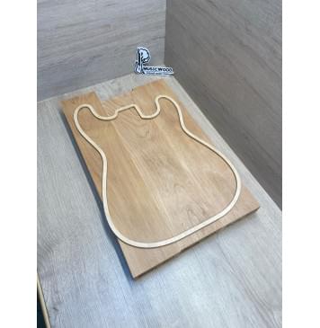 Ольха заготовка корпуса Тангент АА 47х(109-109-109)х(540-485-495) мм - из 3х частей, 540 кг/м3 Ольха заготовка корпуса Тангент АА 47х(109-109-109)х(540-485-495) мм - из 3х частей, 540 кг/м3-2