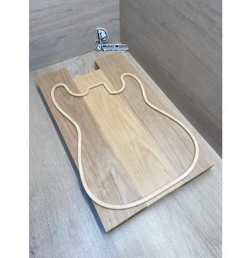 Ольха заготовка корпуса Смешанный АА 45.2х(110-110-110)х(550-485-540) мм - из 3х частей, 533 кг/м3 Ольха заготовка корпуса Смешанный АА 45.2х(110-110-110)х(550-485-540) мм - из 3х частей, 533 кг/м3-5